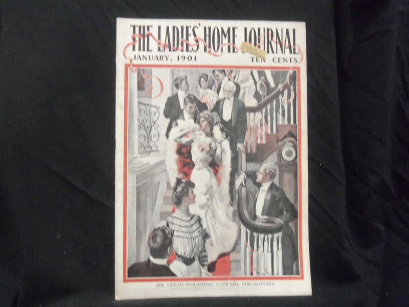 1901 JANUARY LADIES' HOME JOURNAL MAGAZINE - GREAT ILLUSTRATIONS & ADS- ST 1610