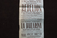 1930'S SPANISH MOVIE ANNOUNCEMENTS - LOT OF 3 - K 2857