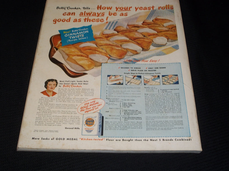 1950 FEBRUARY LADIES' HOME JOURNAL MAGAZINE - HELEN RYAN FRONT COVER - E 5140