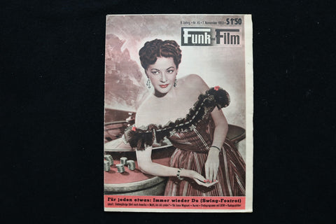 1953 NOVEMBER FUNK UND FILM MAGAZINE - YVONNE DE CARLO COVER - E 26049