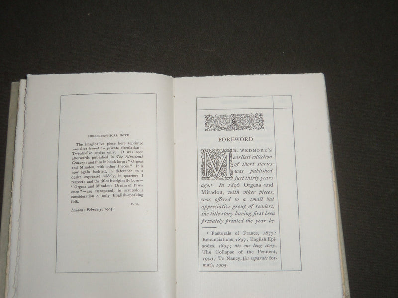 1907 DREAM OF PROVENCE BY FREDERICK WEDMORE SOFTCOVER BOOK - J 2491