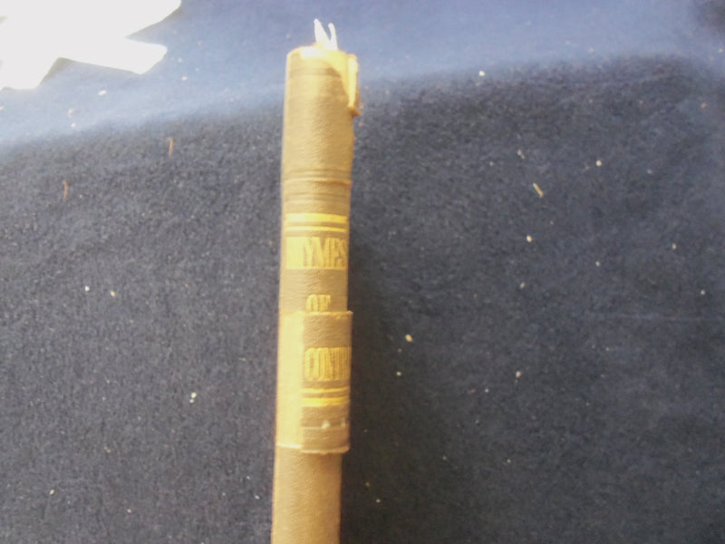 1869 RHYMES OF CONTRAST OF WISDOM AND FOLLY HARDCOVER BOOK BY JAMES RUSH-KD 8482