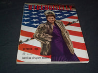 1940 OCTOBER MADEMOISELLE MAGAZINE - AMERICAN DESIGNER NUMBER - SP 6532