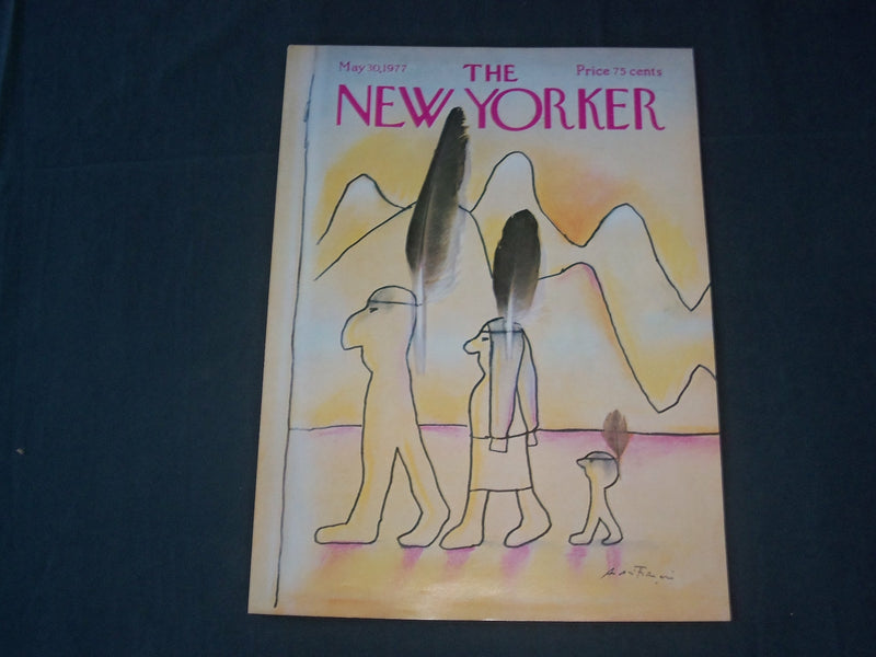 1977 MAY 30 NEW YORKER MAGAZINE FRONT COVER ONLY - GREAT ART FOR FRAMING