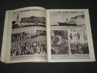 1935 THE KING'S REIGN TOLD IN PICTURES PROGRAM - GREAT PHOTOS - J 2825