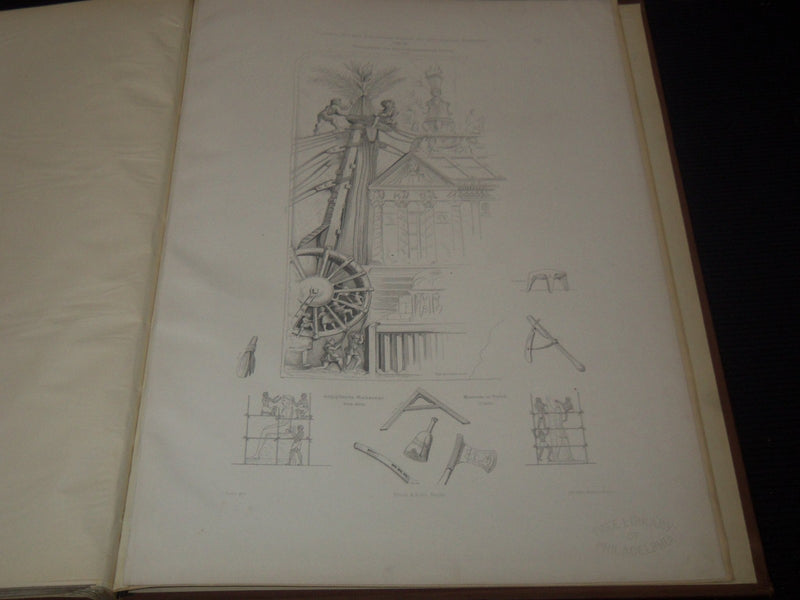 1880 CONSTRUCTURE UND POLYCHROME DETAILS DER GRIECHISCHEN BAUKUNST - Z 260