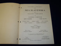 1950'S MIA SLAVENSKA BALLET PROGRAMS LOT OF 2 - GREAT PHOTOS - J 5036