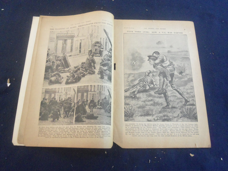 1914 OCT 10 THE GRAPHIC WAR BUDGET MAGAZINE-QUEEN OF EMPIRE'S WOMANHOOD -B 4164I