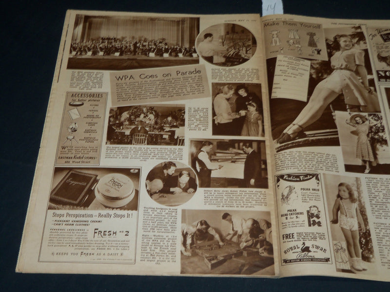1940 MAY 19 THE PITTSBURGH PRESS SUNDAY ROTO SECTION - EVA GABOR - NP 4559