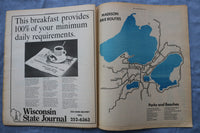 1977 FALL GUIDE TO MADISON (WISCONSIN) NEWSPAPER - NP 9231