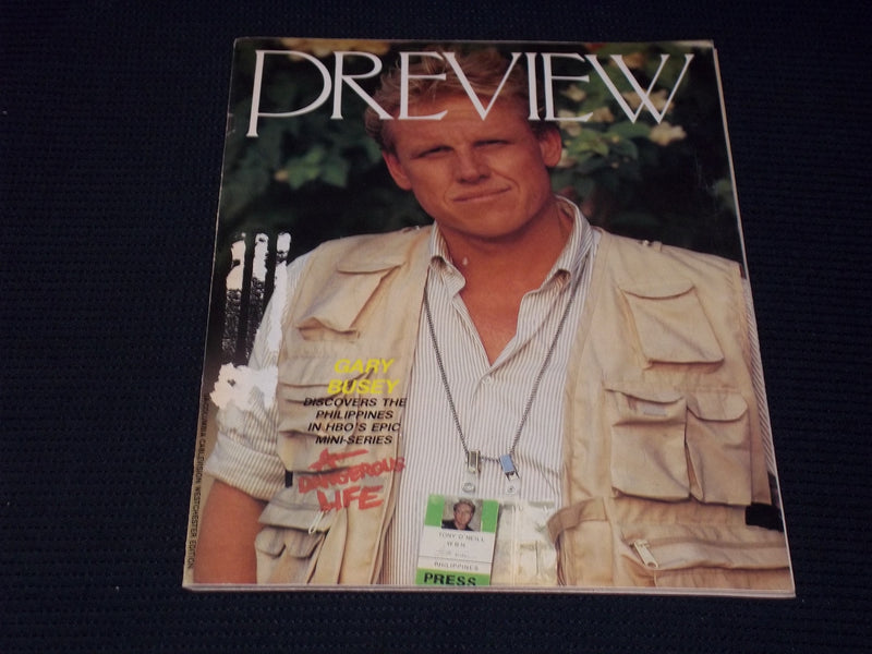 1988 NOVEMBER PREVIEW MAGAZINE - GARY BUSEY FRONT COVER - E 15418