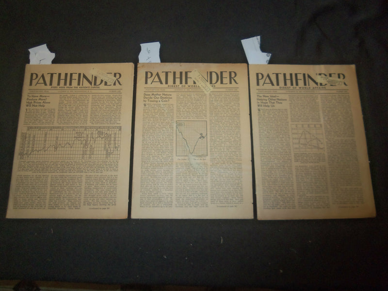 1935 PATHFINDER MAGAZINE - LOT OF 3 - J 6378