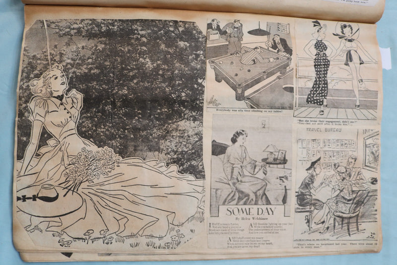 1939 HOLLYWOOD AND CARTOON SCRAPBOOK - E 26492