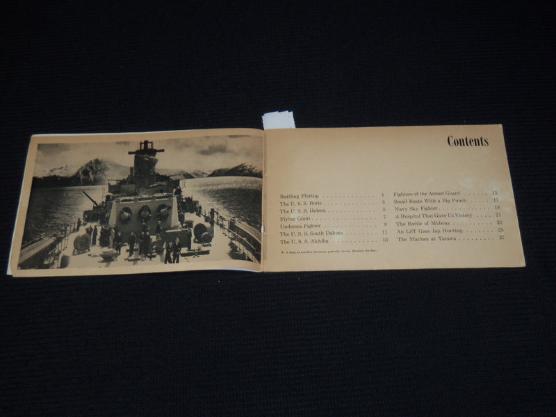 1944 JANUARY FIGHTING SHIPS AND FIGHTING MEN BOOK - NAVPERS 16104 - K 168