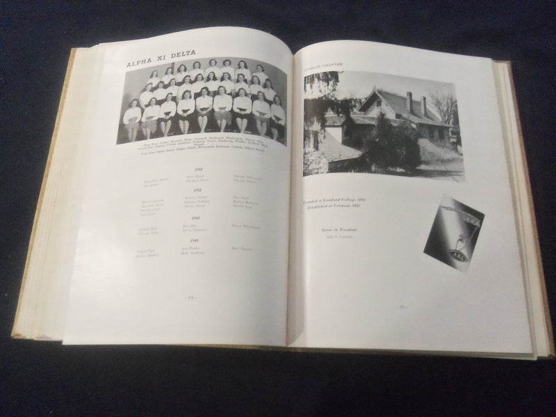 1943 ARIEL UNIVERSITY OF VERMONT YEARBOOK - BURLINGTON, VERMONT - YB 2851