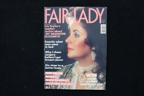 1990 AUGUST 1 FAIR LADY MAGAZINE - ELIZABETH TAYLOR COVER - E 24441