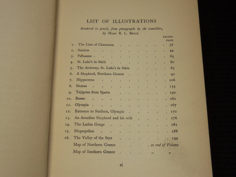 1929 HELLAS REVISITED HARDCOVER BOOK BY W. MACNEILE DIXON - KD 9388