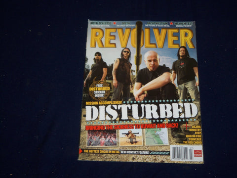 2008 JULY REVOLVER MAGAZINE - DISTURBED - SP 9953