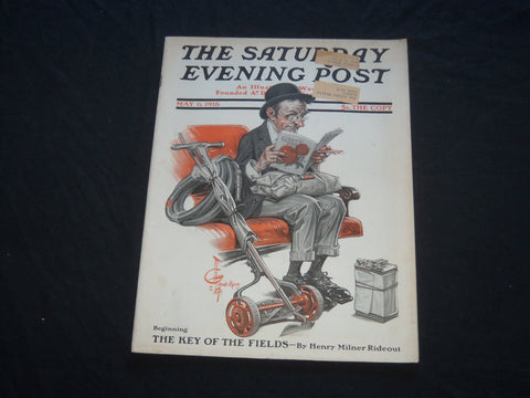 1916 MAY 6 THE SATURDAY EVENING POST MAGAZINE - J.C. LEYENDECKER COVER-SP 729