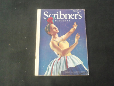 1938 SEPTEMBER SCRIBNER'S MAGAZINE - PORTRAIT OF A BALLERINA - B 1181F