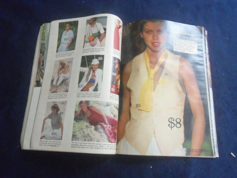 1978 JUNE MADEMOISELLE MAGAZINE - GREAT COVER MODEL, FASHION & ADS - B 4165D