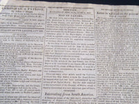 1817 INDEPENDENT CHRONICLE & BOSTON PATRIOT NEWSPAPER LOT OF 3 - NP 610