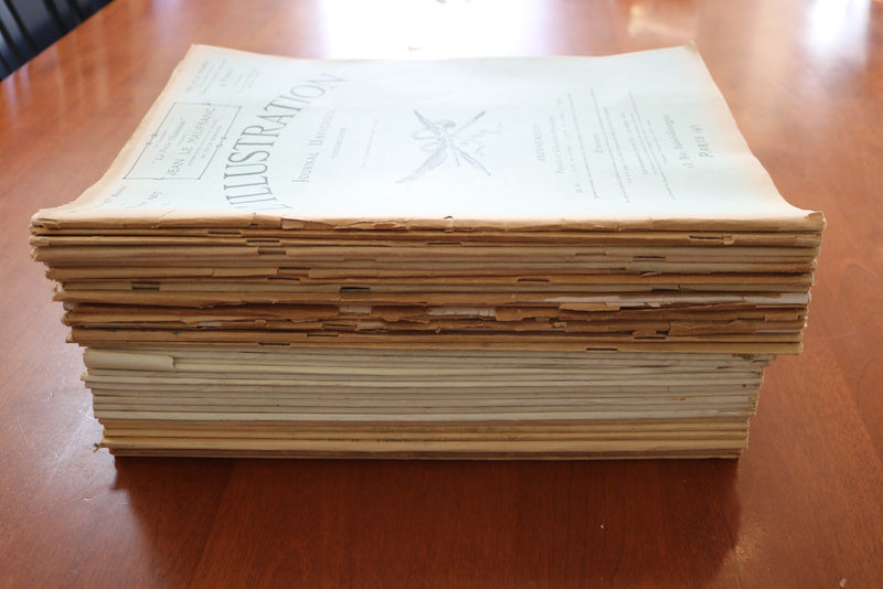1927-1931 L'ILUSTRATION FRENCH MAGAZINE LOT OF 35 ISSUES - O 3508