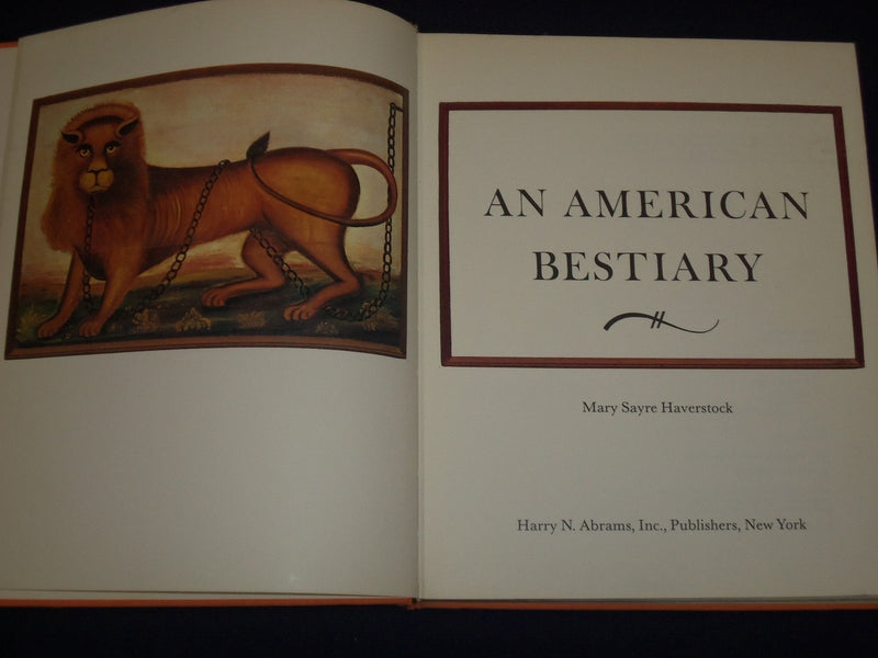 1979 AN AMERICAN BESTIARY BOOK BY MAERY HAVERSTOCK - GREAT ILLUS. - KD 2985