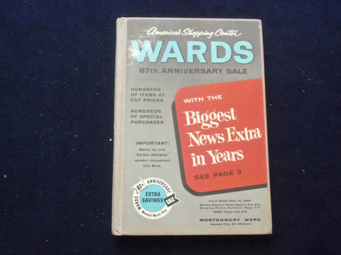 1959 MONTGOMERY WARD 87TH ANNIV. SALE CATALOG-HARDCOVER- KANSAS CITY,MO - J 8492