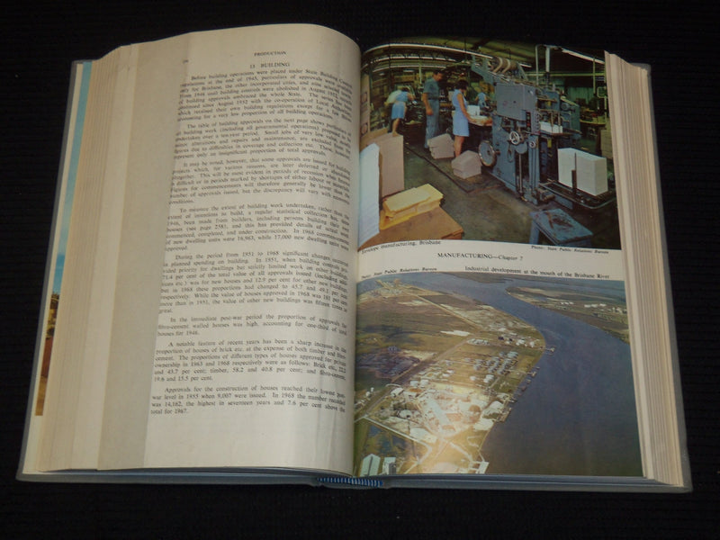 1960-1969 QUEENSLAND YEAR BOOK LOT OF 10 - GOV. STATISTICIAN BRISBANE - KD 1D