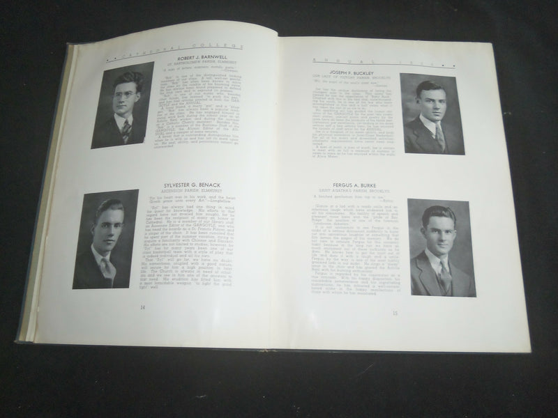 1936 CATHEDRAL COLLEGE OF IMMACULATE CONCEPTION YEARBOOK - BROOKLYN, NY- YB 2524