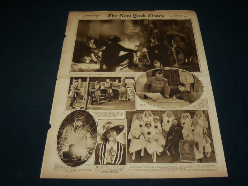 1917 JANUARY 14 NEW YORK TIMES ROTO PICTURE SECTION - RUTH LAW - NT 8981