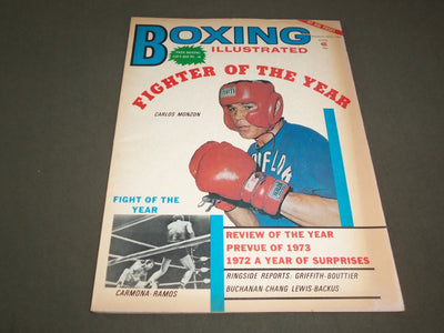1973 MARCH BOXING ILLUSTRATED MAGAZINE - CARLOS MONZON - SP 9768