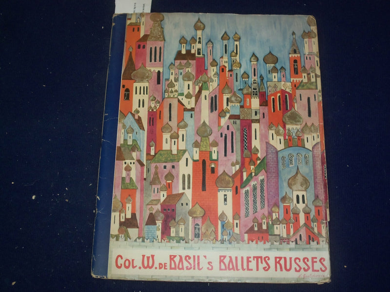 1935 COL. DE BASIL'S BALLET RUSSES DE MONTE CARLO PRGM-RIABOUCHINSKA SIG.-J 4837