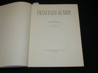 1956 FRANCESCO GUARDI HARDCOVER BOOK BY VITTORIO MOSCHINI - R 728V
