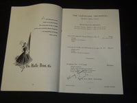 1953-1954 THE CLEVELAND ORCHESTRA PROGRAM LOT OF 3 - SIGNED - SENOFSKY - J 5344
