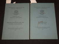 1936 CONNECTICUT COMMITTEE ON HISTORICAL PUBLICATIONS LOT OF 2 - K 632