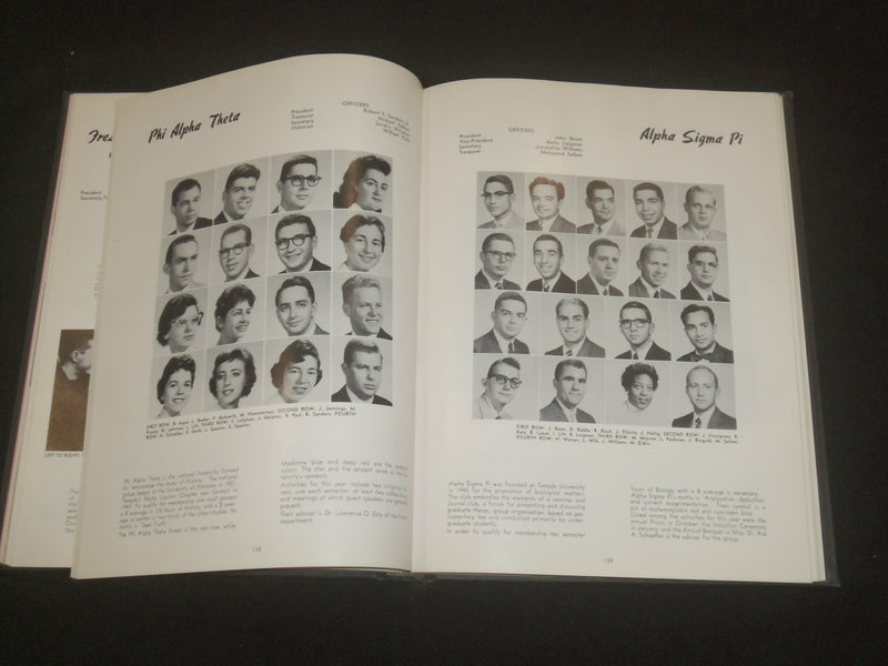 1958 TEMPLE UNIVERSITY YEARBOOK - PHILADELPHIA, PENNSYLVANIA - YB 2179