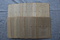 1927 & 1934 THE AMERICAN MATHEMATICAL MONTHLY MAGAZINE - LOT OF 20 - O 3881