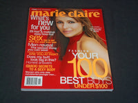 2000 NOVEMBER MARIE CLAIRE MAGAZINE - ELIZABETH HURLEY - SP 4582