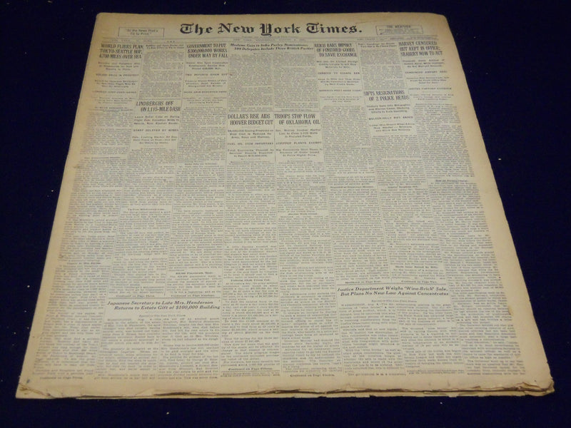 1931 AUGUST 5 NEW YORK TIMES - SEABURY NOW TO ACT - NT 3929