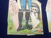 1895 JULY THE FORBES DOLL BOSTON GLOBE CUT OUTS LOT OF 2 FROM NEWSPAPER - J 1780