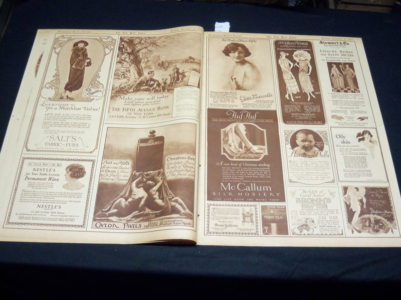 1923 DECEMBER 2 NEW YORK TIMES PICTURE SECTION NO. 5-7 - KING ALFONSO - NT 8893