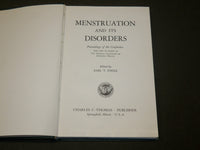 1950 MENSTRUATION AND ITS DISORDERS BOOK EDITED BY EARL T. ENGLE - KD 6121