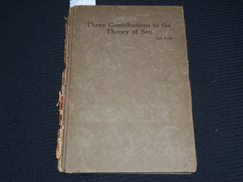 1930 THREE CONTRIBUTIONS TO THE THEORY OF SEX BOOK BY SIGMUND FREUD - KD 4505F