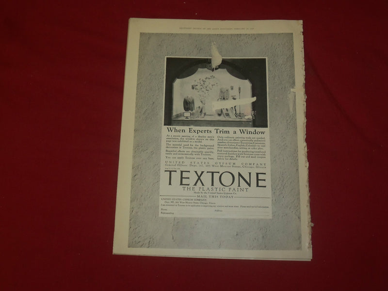 1927 FEB 19 DRY GOODS ECONOMIST MAGAZINE- ARTICLES, PHOTOS, ILLUS. & ADS- B 6311