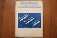 1936 APRIL 18 DEUTSCHES ARZTEBLATT SOFTCOVER BOOK - GERMAN TEXT - K 3162