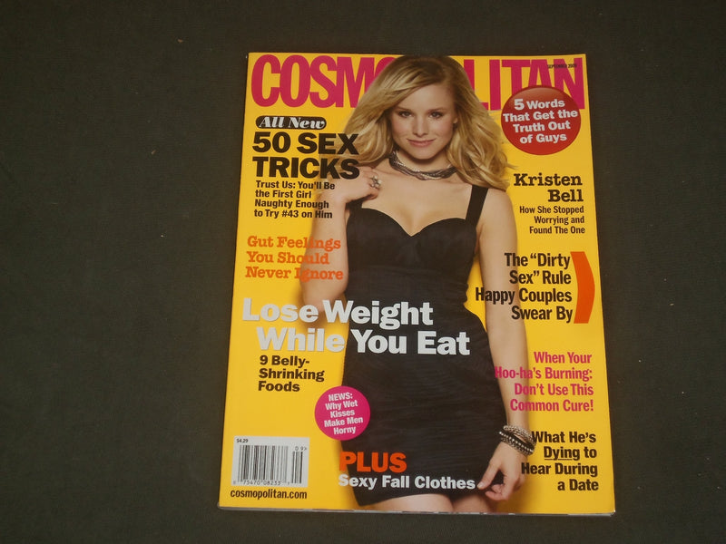 2009 SEPTEMBER COSMOPOLITAN MAGAZINE - KRISTEN BELL - B 1197