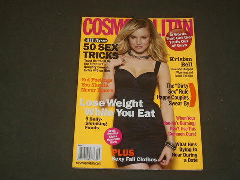 2009 SEPTEMBER COSMOPOLITAN MAGAZINE - KRISTEN BELL - B 1197