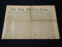 1860 OCTOBER 13 NEW BEDFORD MASS. TIMES NEWSPAPER - LINCOLN - DOUGLAS - NP 4960